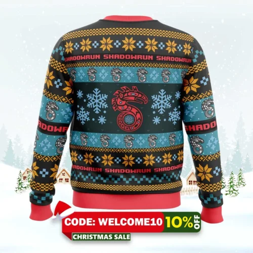 christmas shadowrun board games ugly christmas sweater 2