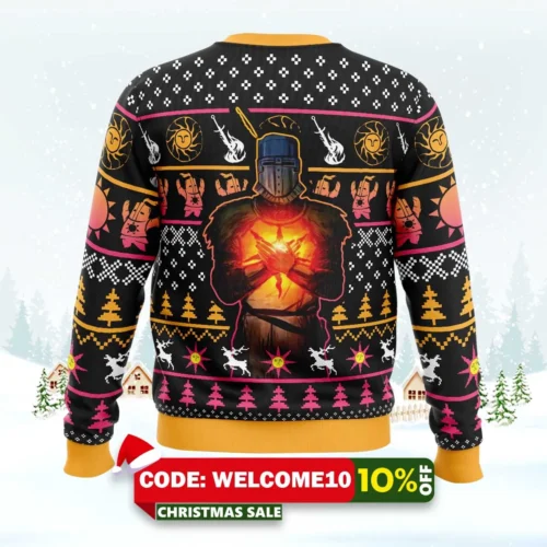 christmas solaire dark souls ugly christmas sweater 2