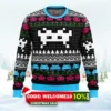 christmas space invaders ugly christmas sweater 1