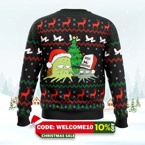 christmas squid squidbillies ugly christmas sweater 2