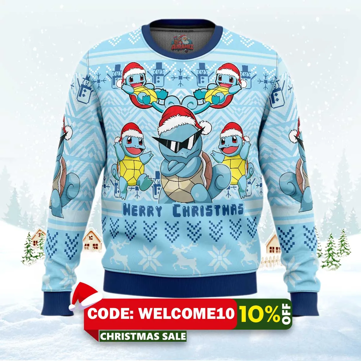 christmas squirtle pokemon ugly christmas sweater 1 christmas squirtle pokemon ugly christmas sweater 1