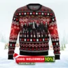 christmas staff psycho pass ugly christmas sweater 1