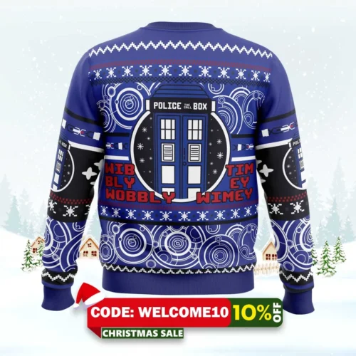 Christmas Through Time And Space Doctor Who Ugly Christmas Sweater 1 christmas through time and space doctor who ugly christmas sweater 2