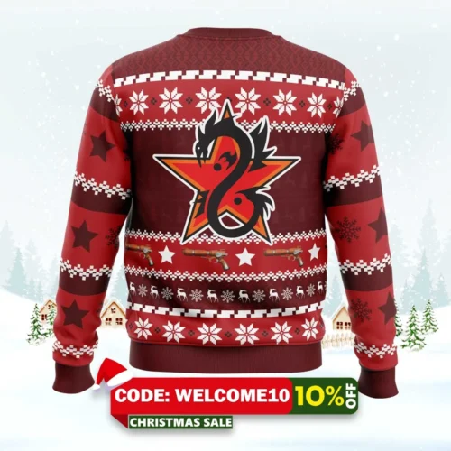 christmas time outlaw star ugly christmas sweater 2