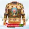 christmas tony chopper one piece ugly christmas sweater 1
