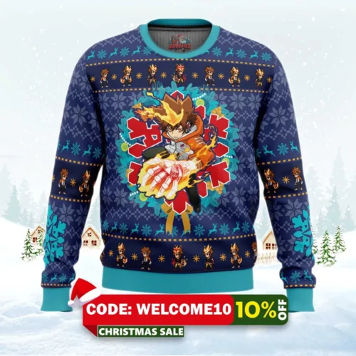 christmas tsunayoshi sawada kateyo hitman reborn ugly christmas sweater 1