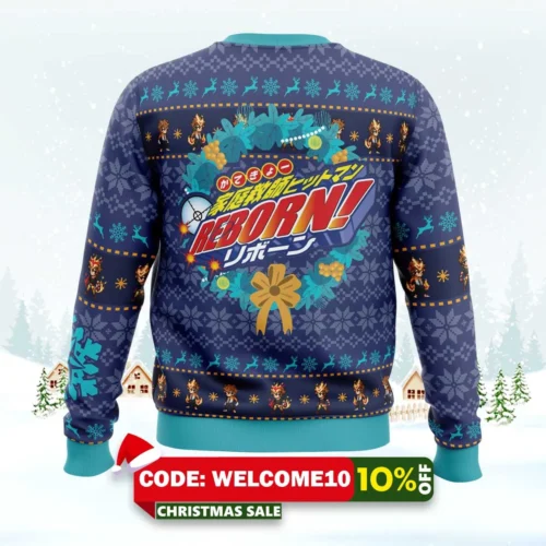 christmas tsunayoshi sawada kateyo hitman reborn ugly christmas sweater 2
