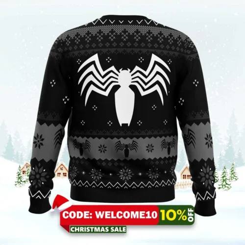 christmas venom marvel comics ugly christmas sweater 2