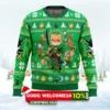 christmas zoro one piece ugly sweater 1