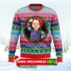 chucky christmas ugly sweater 1