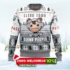 clean town clean people psycho pass ugly christmas sweater 1