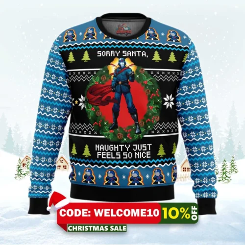 cobra commander christmas ugly christmas sweater 1