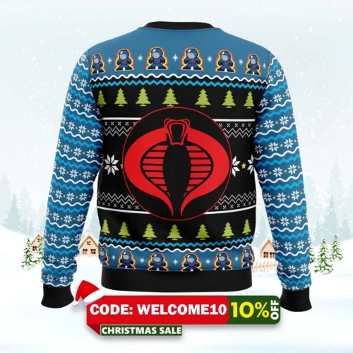 cobra commander christmas ugly christmas sweater 2