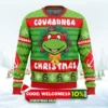 cowabunga raphael christmas teenage mutant ninja turtles ugly christmas sweater 1