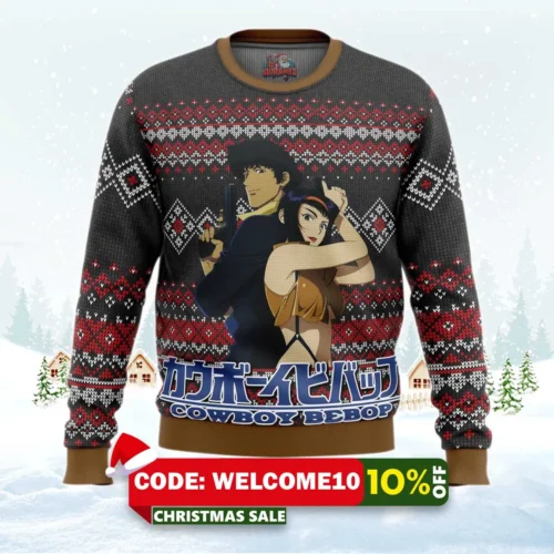 cowboy bebop alt ugly christmas sweater 1