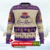 crown royal whiskey ugly christmas sweater 1