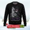 danganronpa monokuma despair ugly christmas sweater 1