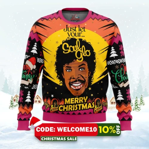 darry jenks coming to america ugly christmas sweater 1