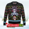 day of the dead ugly christmas sweater 1