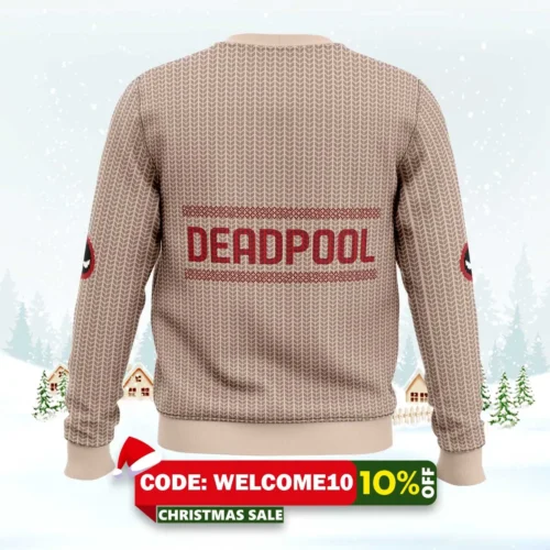 deadpool ugly christmas sweater 2