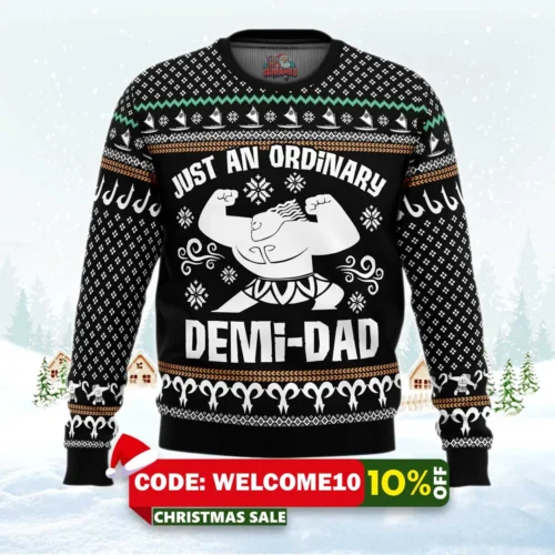demi dad moana ugly christmas sweater 1