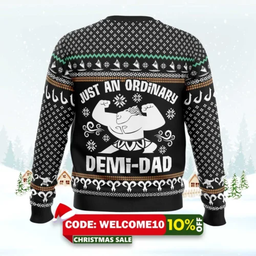 demi dad moana ugly christmas sweater 2