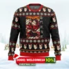 demon slayer tanjiro ugly christmas sweater 1