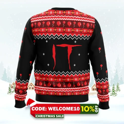 derry christmas it christmas ugly christmas sweater 2