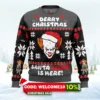 derry christmas pennywise the clown ugly christmas sweater 1