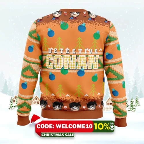 detective conan ugly christmas sweater 2