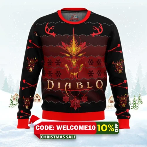 diablo 3 ugly christmas sweater 1