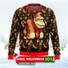 donkey kong sprite ugly christmas sweater 1