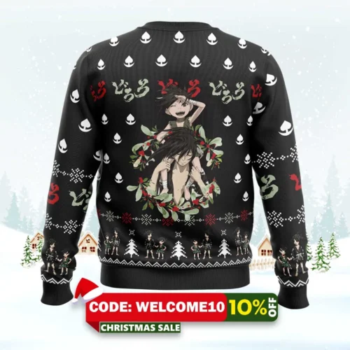 dororo x hyakkimaru dororo ugly christmas sweater 2