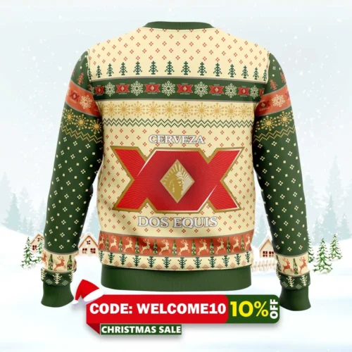 dos equis ugly christmas sweater 2