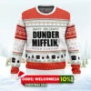 dunder mifflin the office ugly christmas sweater 1