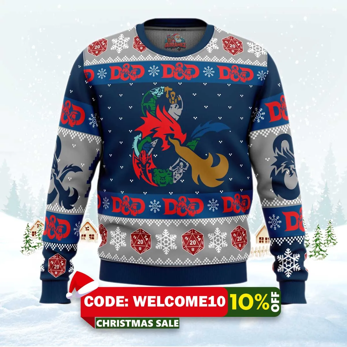 dungeons & dragons d 20 ugly christmas sweater 1 dungeons & dragons d 20 ugly christmas sweater 1