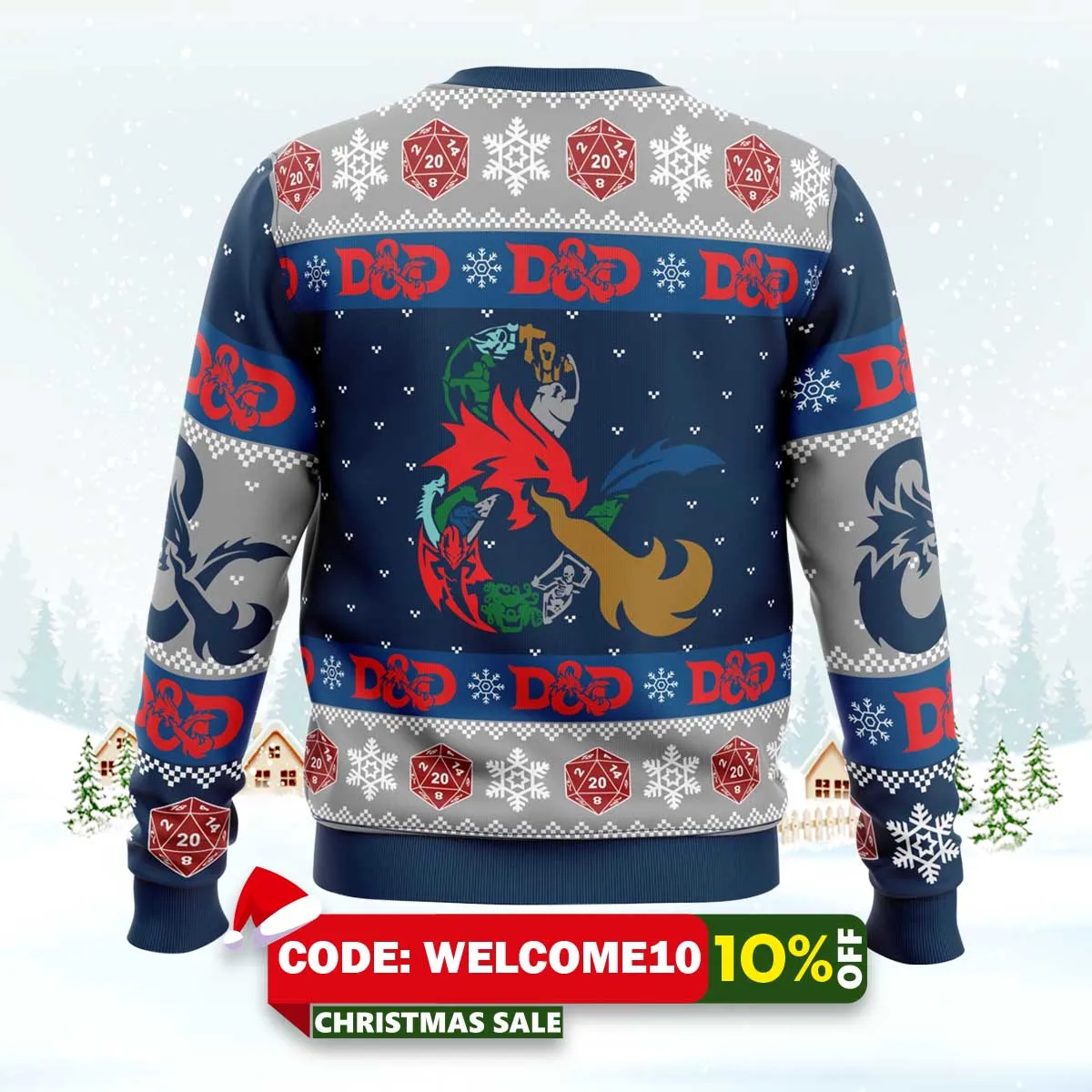 dungeons & dragons d 20 ugly christmas sweater 2 dungeons & dragons d 20 ugly christmas sweater 2