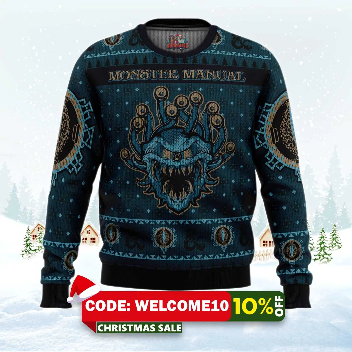 dungeons & dragons monster manual ugly christmas sweater 1 dungeons & dragons monster manual ugly christmas sweater 1