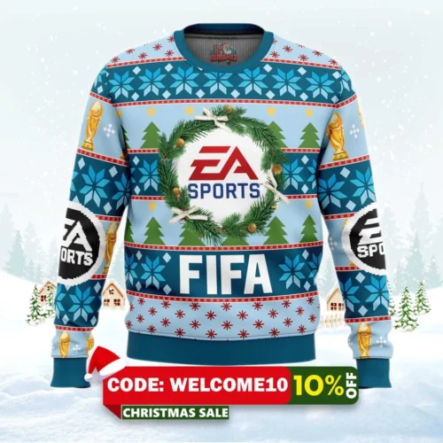 ea sports fifa ugly christmas sweater 1