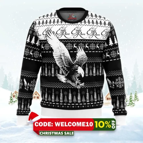 eagle rare ugly christmas sweater 1