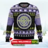 eva 01 neon genesis evangelion ugly christmas sweater 1