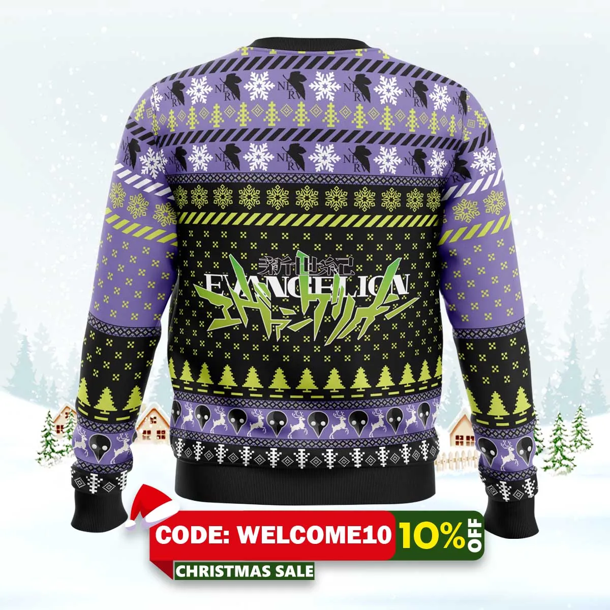 eva 01 neon genesis evangelion ugly christmas sweater 2 eva 01 neon genesis evangelion ugly christmas sweater 2
