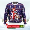 evangelion holiday ugly christmas sweater 1