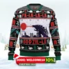 falalala godzil la godzilla ugly christmas sweater 1