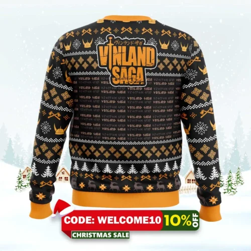 falalala valahalla vinland saga christmas sweater 2