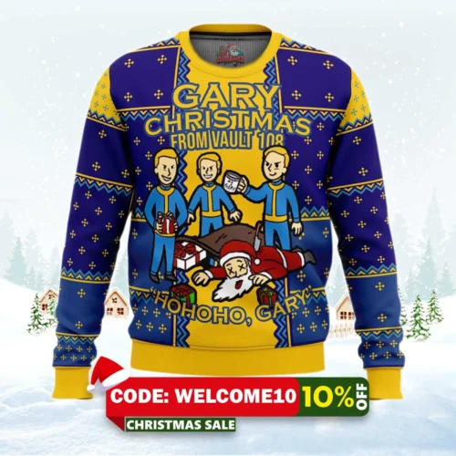 fallout gary ugly christmas sweater 1