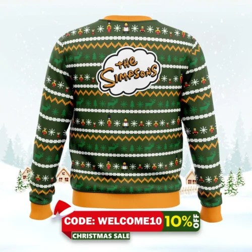 family tradition the simpsons ugly christmas sweater 2