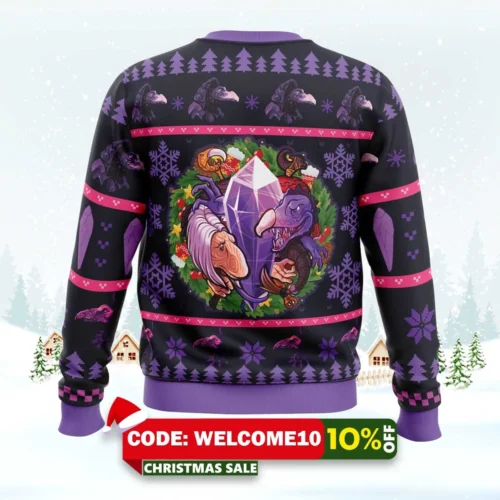 fantasy puppet christmas dark crystal ugly christmas sweater 2