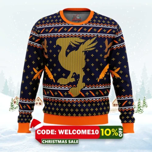 final fantasy chocobo ugly christmas sweater 1