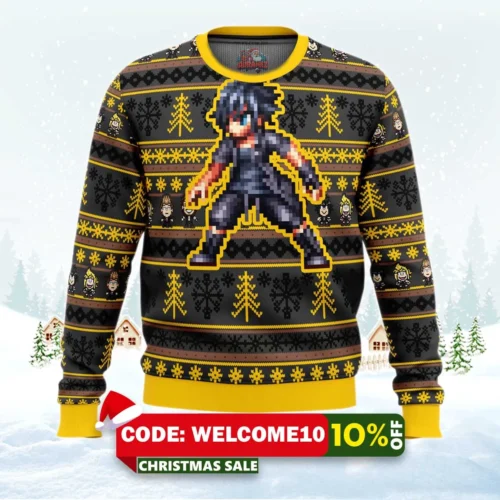 final fantasy noctis ugly christmas sweater 1